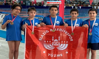 Elazığ Belediyesi Spor Kulübü Yüzme Takımı, Önemli Bir Başarı Elde Etti