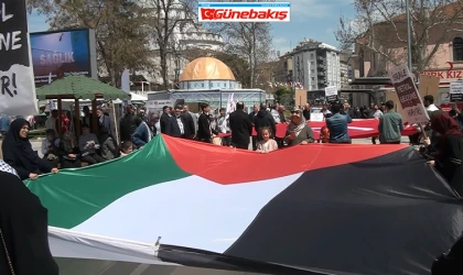 Gazze İçin Sessiz Çığlık: İsrail Protesto Edildi