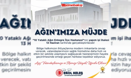 10 Yataklı Ağın İlçe Hastanesi İhalesi 13 Haziran’da Yapılacak