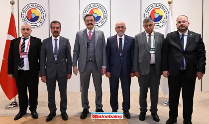 Başkan Dumandağ, TOBB Başkanı Hisarcıklıoğlu ile Bir Araya Geldi