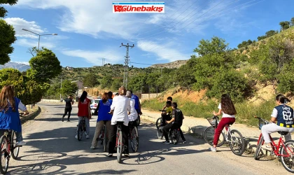 Çemişgezek'te 19 Mayıs Coşkusu Bisiklet Turu ile Yaşandı