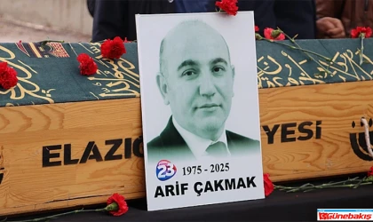 Elazığ, Arif Çakmak’ı Uğurladı