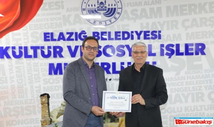 Elazığ Belediyesi Yazarlık Atölyesi’nde Sertifika Töreni