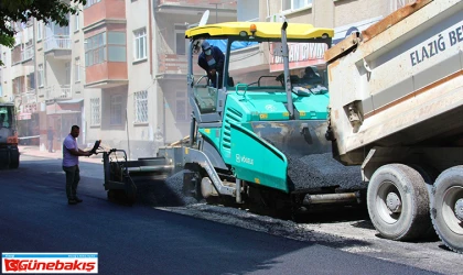 Elazığ Belediyesi’nden Asfalt Hamlesi