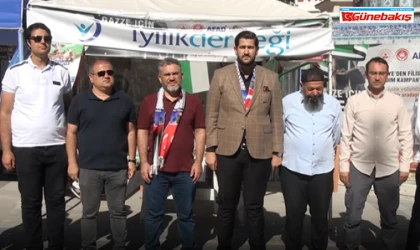 Elazığ’da Gazze İçin Yardım Nöbeti Sürüyor