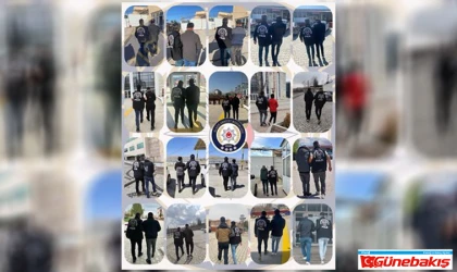 Emniyetin Nisan Ayındaki Operasyonlarında 107 Tutuklama