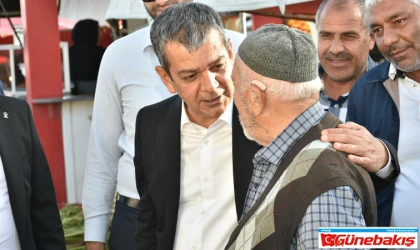 Erol Keleş, Abdullahpaşa Pazarı’nda Esnafla Buluştu