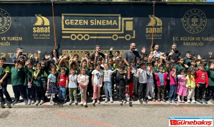 Gezen Sinema Tırı Elazığ’da Binlerce Çocuğu Sinemayla Buluşturuyor