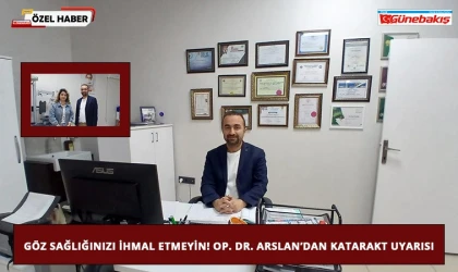 Göz Sağlığınızı İhmal Etmeyin! Op. Dr. Arslan’dan Katarakt Uyarısı