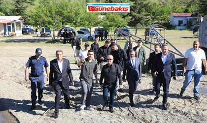 Hazar Gölü’ne Çevreci Dokunuş: Vali Hatipoğlu Çalışmaları İnceledi