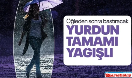 Meteoroloji’den Türkiye Genelinde Sağanak ve Fırtına Uyarısı