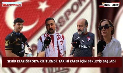 Şehir Elazığspor’a Kilitlendi: Tarihi Zafer İçin Bekleyiş Başladı