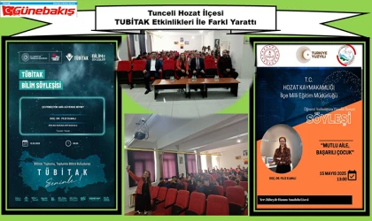 Tunceli Hozat İlçesi TUBİTAK Etkinlikleri İle Fark Yarattı