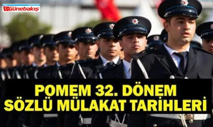 32. Dönem POMEM Mülakat Yerleri Açıklandı