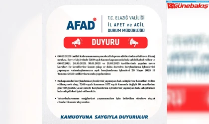 AFAD, Hak Sahipleri İçin Borçlandırma Süresi 18 Temmuz 2025'e Uzatıldı