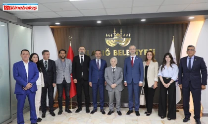 Başkan Şerifoğulları, Kırım Türkleri Lideri Kırımoğlu’nu Ağırladı