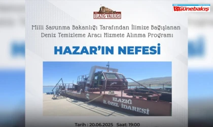 Deniz Temizleme Aracı Hazar Gölü’nde Göreve Başlıyor