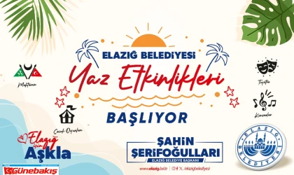 Elazığ Belediyesi Yaz Etkinlikleri Başlıyor