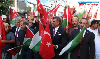 Elazığ’da ‘İsrail Zulmüne Hayır’ Yürüyüşü: Gürsel Erol’dan Birlik Mesajı