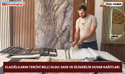 Elazığlıların Tercihi Belli Oldu: Sade Ve Silinebilir Duvar Kağıtları