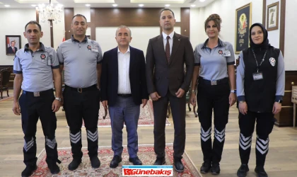 Güvenlik Haftası Nedeniyle Valimiz Numan Hatipoğlu’na Ziyaret