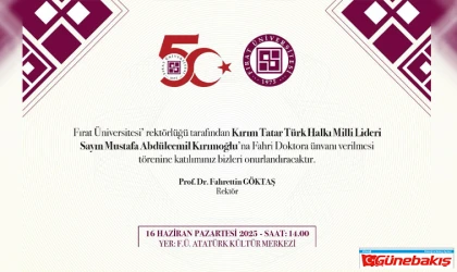 Mustafa Abdülcemil Kırımoğlu’na Fahri Doktora Unvanı Verilecek