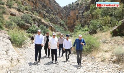 Vali Hatipoğlu, Saklıkapı ve Karaleylek Kanyonlarında İncelemelerde Bulundu