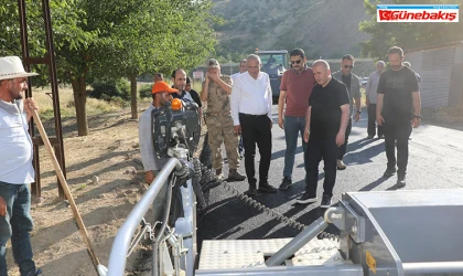 Vali Numan Hatipoğlu, Asfalt Sezonu Çalışmalarını Yerinde İnceledi