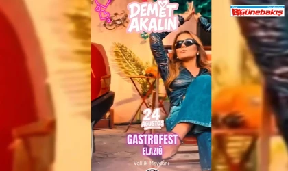 Demet Akalın’dan Elazığ Gastronomi Festivali’ne Gönülden Destek