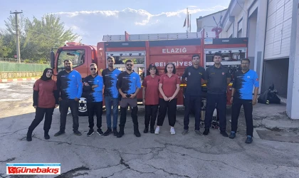 Elazığ İtfaiyesi’nden Tamgakut’a Yangın Eğitimi