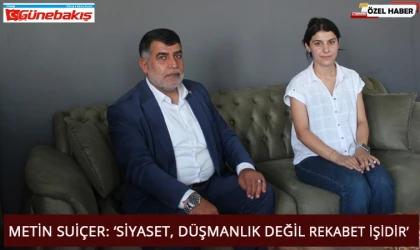 Metin Suiçer ‘Siyaset, Düşmanlık Değil Rekabet İşidir’