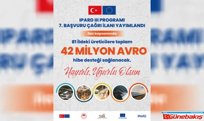 TKDK’dan 42 Milyon Avroluk Yeni Destek
